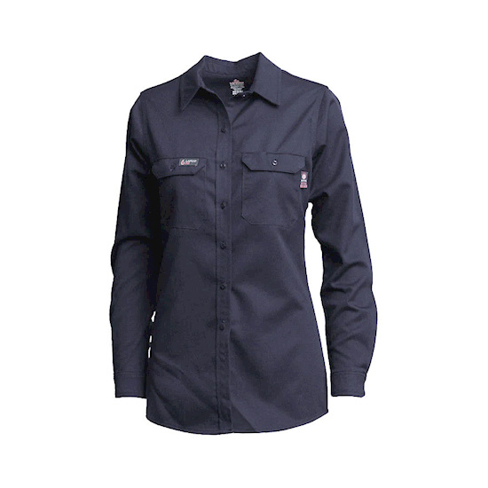 Ladies FR Uniform Shirt | made with 7oz. Westex® UltraSoft AC® | Navy 